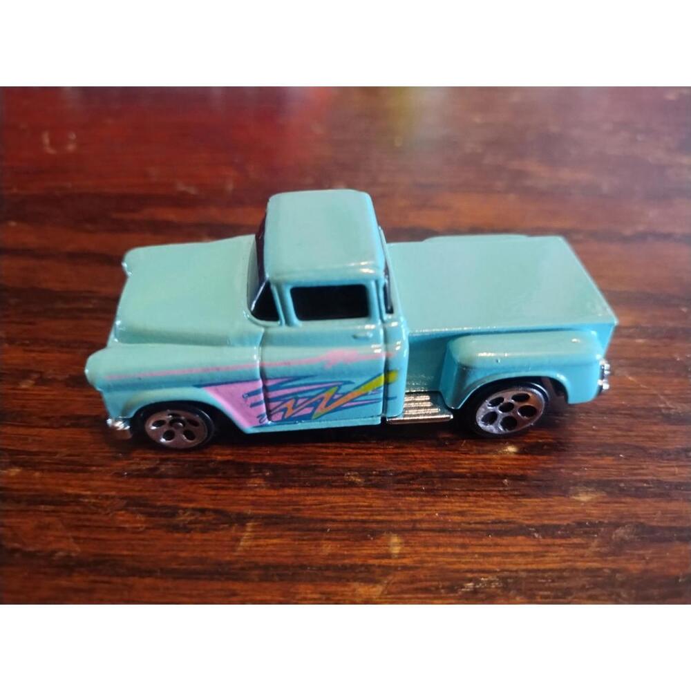 Vintage Hot Wheels ‘56 Flashsider Stepside Pick-Up Truck Turquoise MINT 1991